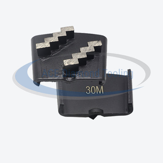 Zigzag Diamond Tooling for HTC & Husqvarna Grinders