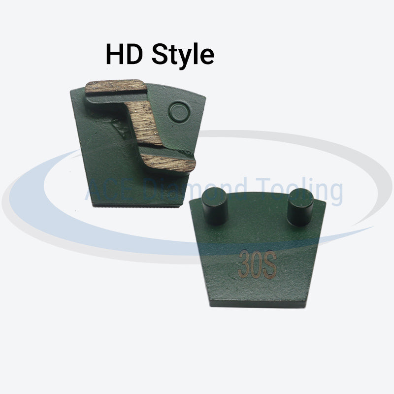     HD Style Z segment grinding shoes for WerkMaster grinder