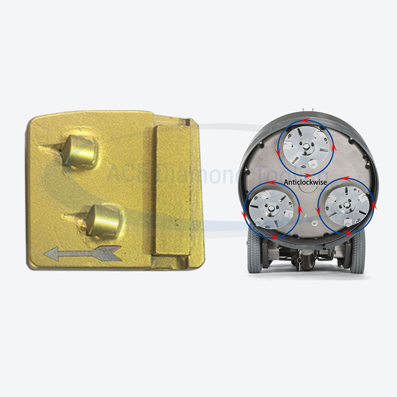 1/4 PCD Segments Fit Scanmaskin |Coating Removal Tooling with Sacrificial Bar