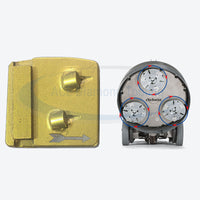 1/4 PCD Segments Fit Scanmaskin |Coating Removal Tooling with Sacrificial Bar