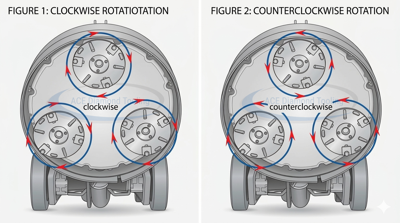 1/2 PCD with Button for Lavina – Concrete & Epoxy Coating Removal